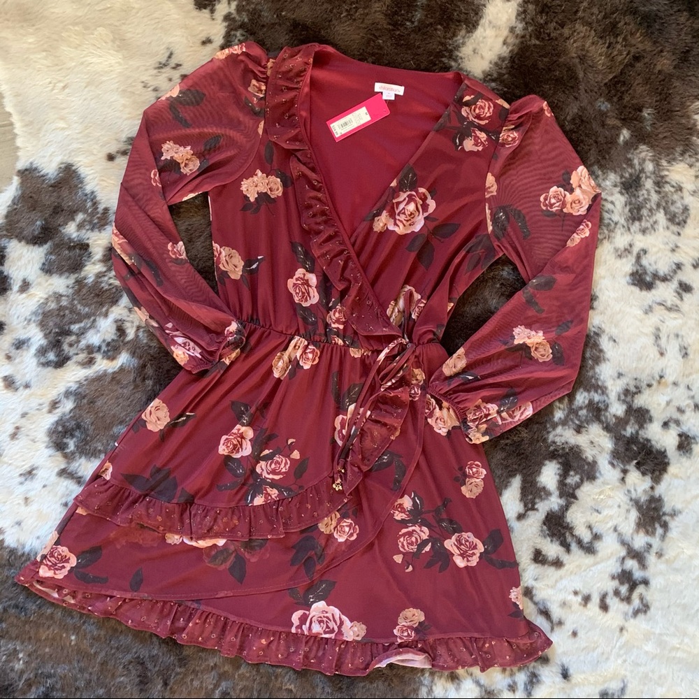 Faux Wrap Dress